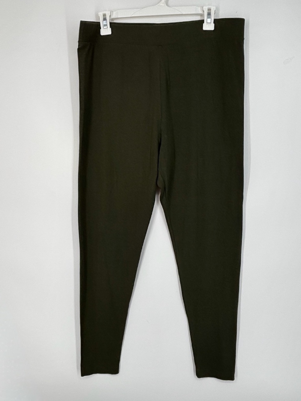 Universal Standard Size Small Womens 14 16 Leggings Olive Green Skinny Ankle